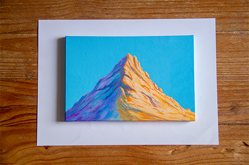 Quadro Montanha Azul