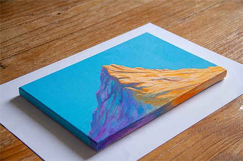 Quadro Montanha Azul