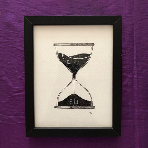 Pintura original inktober