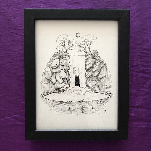 Pintura original inktober