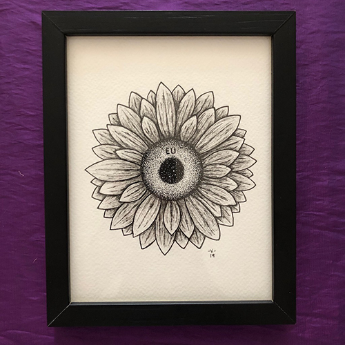 Pintura original inktober