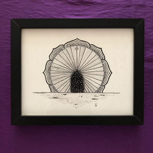 Pintura original inktober