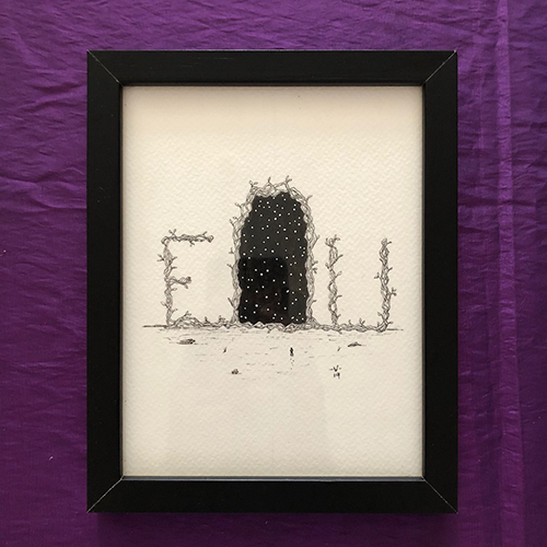 Pintura original inktober