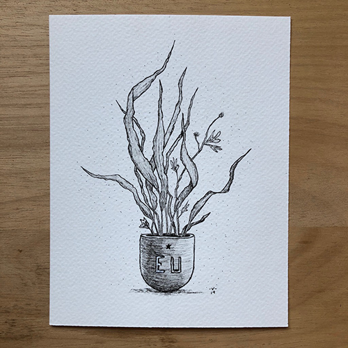 Pintura Original Inktober